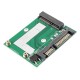 10Pcs mSATA SSD to 2.5 Inch SATA 6.0GPS Adapter Converter Card Module Board Mini Pcie SSD Compatible SATA3.0Gbps/SATA 1.5Gbps