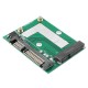 10Pcs mSATA SSD to 2.5 Inch SATA 6.0GPS Adapter Converter Card Module Board Mini Pcie SSD Compatible SATA3.0Gbps/SATA 1.5Gbps