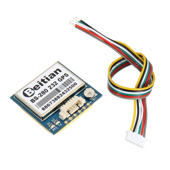 3Pcs BS-280 232 GPS Receiver Module 1PPS Timing With Flash + GPS Antenna