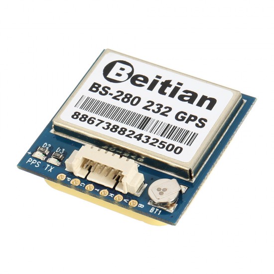 BS-280 232 GPS Receiver Module 1PPS Timing With Flash + GPS Antenna