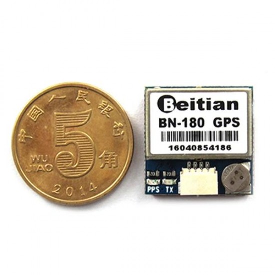 Smallest Mini Dual GLONASS+GPS BN-180 Micro Double GPS Antenna Module UART TTL For CC3D F3 RC Drone Airplane