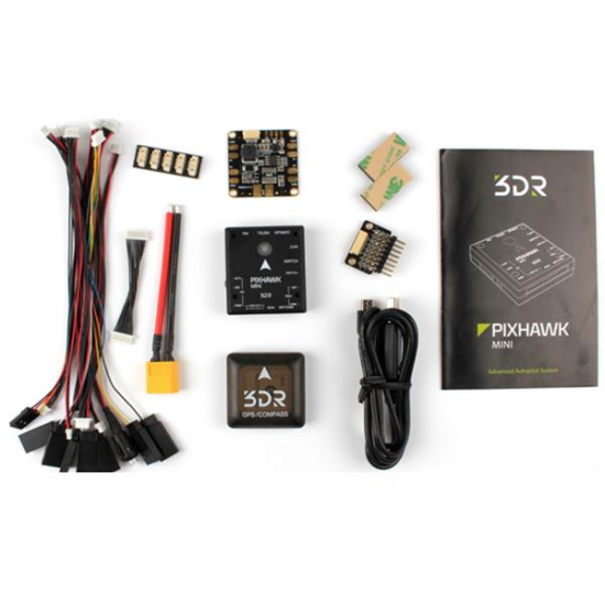 3DR Pixhawk Mini Autopilot & Micro M8N GPS Built-in Compass & PDB Board for RC Drone