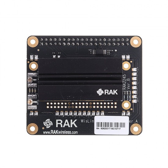 RAK2245 Pi HAT LoRaWAN Concentrator Gateway Integrated SX1301 GPS RAK831 Upgrade Version Wireless Module RAK2245 Pi HAT LoRaWAN Concentrator Gateway Integrated SX1301 GPS RAK831 Upgrade Version Wireless Module