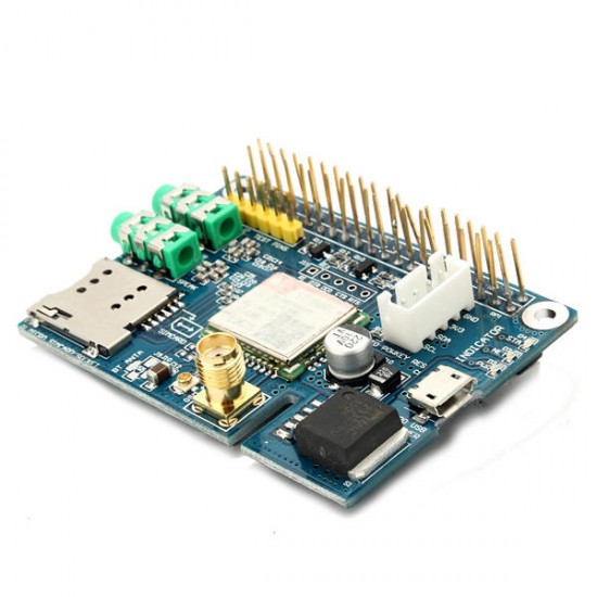 SIM800C GPRS GSM Module Development Board With SMA Antenna For Raspberry Pi