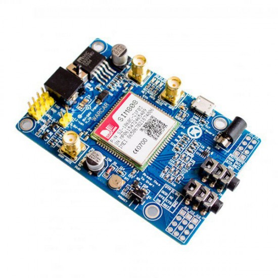 SIM808 Module GPRS SMS Development Board IPX SMA with GSM GPS Antenna