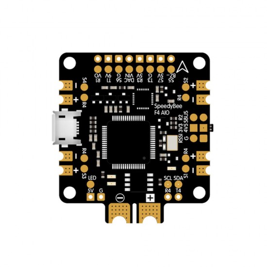 Speedy Bee F4 V2.0 AIO 3-6S Bluetooth Flight Controller OSD w/ LC Filter 5/9V GPS Barometer Module for RC Drone Speedy Bee F4 V2.0 AIO 3-6S Bluetooth Flight Controller OSD w/ LC Filter 5/9V GPS Barometer Module for RC Drone