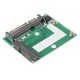 mSATA SSD to 2.5 Inch SATA 6.0GPS Adapter Converter Card Module Board Mini Pcie SSD Compatible SATA3.0Gbps/SATA 1.5Gbps