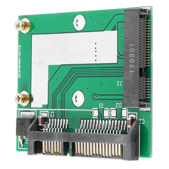 mSATA SSD to 2.5 Inch SATA 6.0GPS Adapter Converter Card Module Board Mini Pcie SSD Compatible SATA3.0Gbps/SATA 1.5Gbps