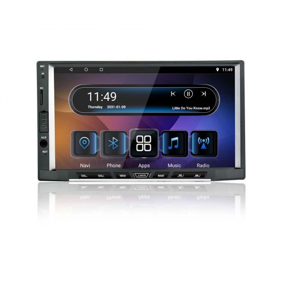 Android 8.1 Car Radio Stereo 7 inch IPS Capacitive Touch Screen High Definition Car GPS Navigation