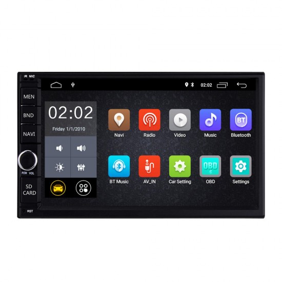 RM-CL0012 Android 8.0 Car GPS Navigation HD 7 Inch Capacitive Screen 2G Running +16G Memory