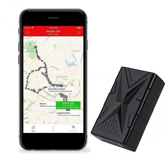 AL01 GPS Tracker 2G GSM GPRS Locator 5000mAh Anti-loss System with Powerful Magnet For Car Burglar Alarm Devices