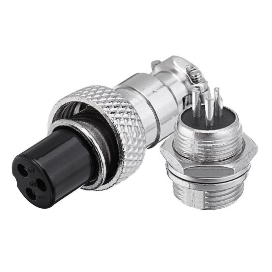 10pcs GX12 3 Pin 12mm Male & Female Wire Panel Circular Connector Aviation Socket Plug 10pcs GX12 3 Pin 12mm Male & Female Wire Panel Circular Connector Aviation Socket Plug