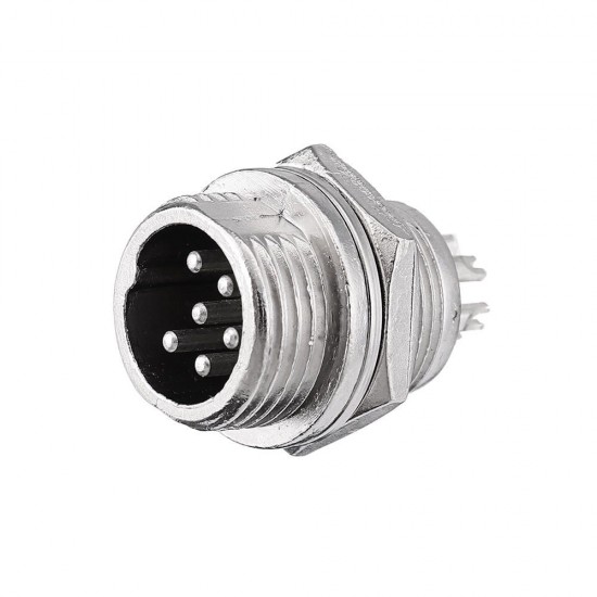 10pcs GX12 6 Pin 12mm Male & Female Wire Panel Circular Connector Aviation Socket Plug