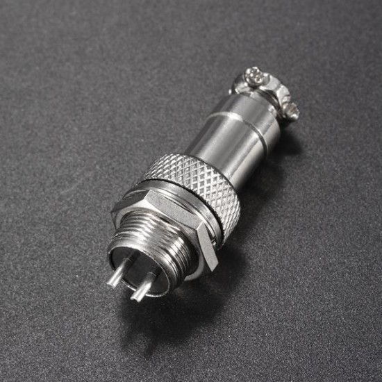 GX12 2Pin Aviation Plug Male/Female 12mm Wire Panel Connector Adapter