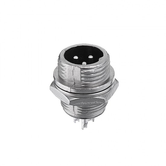 GX12 3 Pin 12mm Male & Female Wire Panel Circular Connector Aviation Socket Plug