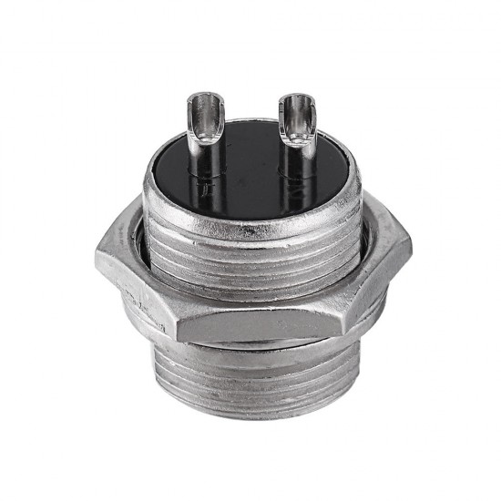 10pcs GX16-2 Pin Male And Female Diameter 16mm Wire Panel Connector GX16 Circular Aviation Connector Socket Plug