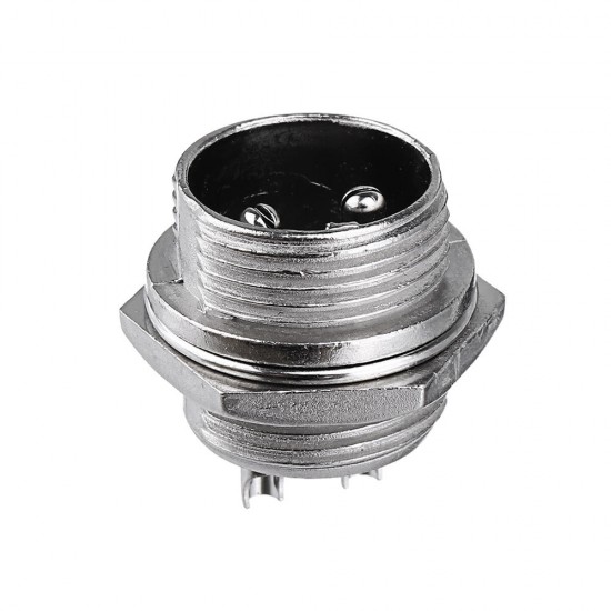 1Set GX16-2 Pin Male And Female Diameter 16mm Wire Panel Connector GX16 Circular Aviation Connector Socket Plug