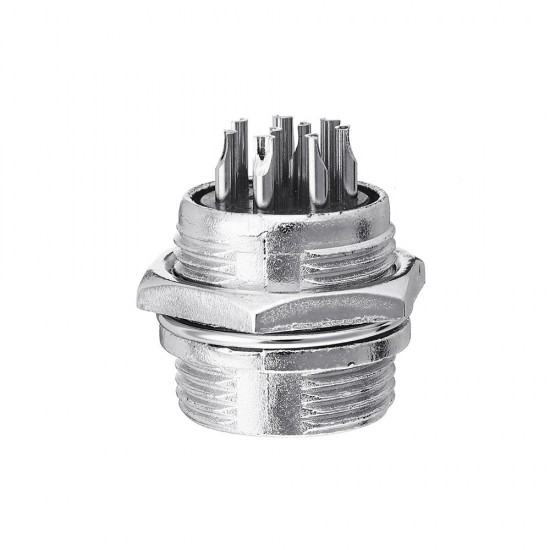 1Set GX16-9 Pin Male And Female Diameter 16mm Wire Panel Connector GX16 Circular Aviation Connector Socket Plug