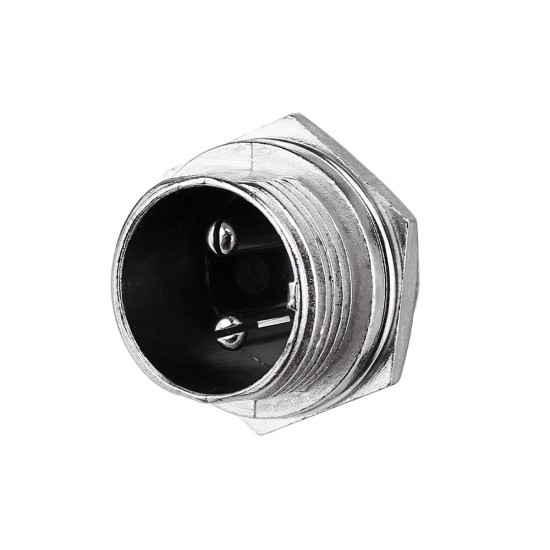 20pcs GX16-2 Pin Male And Female Diameter 16mm Wire Panel Connector GX16 Circular Aviation Connector Socket Plug