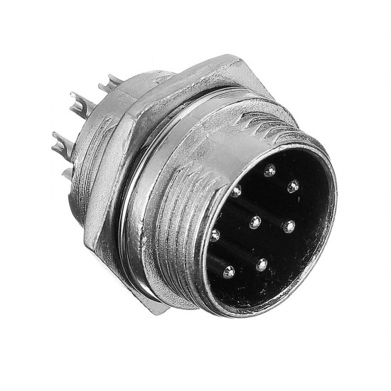 3Set GX16-8 Pin Male And Female Diameter 16mm Wire Panel Connector GX16 Circular Aviation Connector Socket Plug