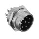 3Set GX16-8 Pin Male And Female Diameter 16mm Wire Panel Connector GX16 Circular Aviation Connector Socket Plug 3Set GX16-8 Pin Male And Female Diameter 16mm Wire Panel Connector GX16 Circular Aviation Connector Socket Plug