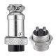 3pcs GX16-2 Pin Male And Female Diameter 16mm Wire Panel Connector GX16 Circular Aviation Connector Socket Plug 3pcs GX16-2 Pin Male And Female Diameter 16mm Wire Panel Connector GX16 Circular Aviation Connector Socket Plug