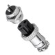 3pcs GX16-2 Pin Male And Female Diameter 16mm Wire Panel Connector GX16 Circular Aviation Connector Socket Plug 3pcs GX16-2 Pin Male And Female Diameter 16mm Wire Panel Connector GX16 Circular Aviation Connector Socket Plug