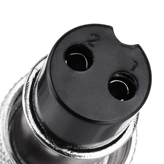 3pcs GX16-2 Pin Male And Female Diameter 16mm Wire Panel Connector GX16 Circular Aviation Connector Socket Plug 3pcs GX16-2 Pin Male And Female Diameter 16mm Wire Panel Connector GX16 Circular Aviation Connector Socket Plug