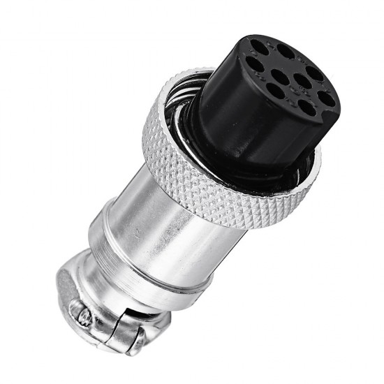 3pcs GX16-9 Pin Male And Female Diameter 16mm Wire Panel Connector GX16 Circular Aviation Connector Socket Plug 3pcs GX16-9 Pin Male And Female Diameter 16mm Wire Panel Connector GX16 Circular Aviation Connector Socket Plug