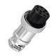 3pcs GX16-9 Pin Male And Female Diameter 16mm Wire Panel Connector GX16 Circular Aviation Connector Socket Plug 3pcs GX16-9 Pin Male And Female Diameter 16mm Wire Panel Connector GX16 Circular Aviation Connector Socket Plug