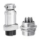 3pcs GX16-9 Pin Male And Female Diameter 16mm Wire Panel Connector GX16 Circular Aviation Connector Socket Plug 3pcs GX16-9 Pin Male And Female Diameter 16mm Wire Panel Connector GX16 Circular Aviation Connector Socket Plug