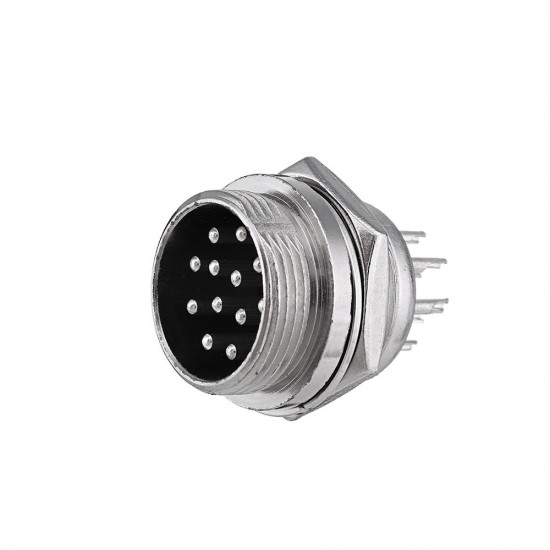 10pcs GX20 12 Pin 20mm Male & Female Wire Panel Circular Connector Aviation Socket Plug