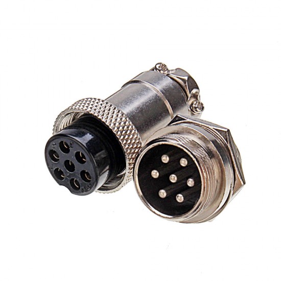 10pcs GX20 7 Pin 20mm Male & Female Wire Panel Circular Connector Aviation Socket Plug