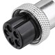 3pcs GX20 5 Pin 20mm Male & Female Wire Panel Circular Connector Aviation Socket Plug 3pcs GX20 5 Pin 20mm Male & Female Wire Panel Circular Connector Aviation Socket Plug