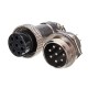 3pcs GX20 8 Pin 20mm Male & Female Wire Panel Circular Connector Aviation Socket Plug 3pcs GX20 8 Pin 20mm Male & Female Wire Panel Circular Connector Aviation Socket Plug