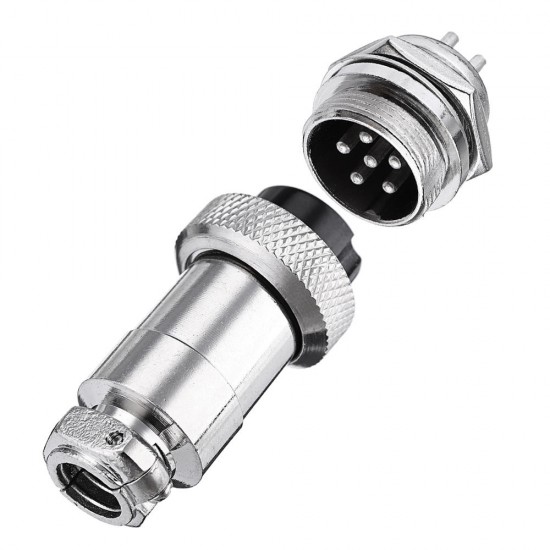 GX20 6 Pin 20mm Male & Female Wire Panel Circular Connector Aviation Socket Plug