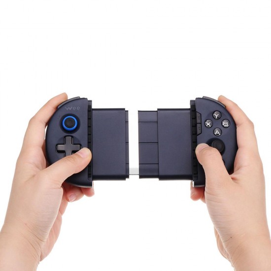 1Pcs WEE 2T Adjustable bluetooth Flexible Gamepad with 2Pcs Black Yellow Gloves for PUBG for iOS Android Mobile Phone Game Controller Navy 1Pcs WEE 2T Adjustable bluetooth Flexible Gamepad with 2Pcs Black Yellow Gloves for PUBG for iOS Android Mobile Phone Game Controller Navy