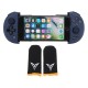 1Pcs WEE 2T Adjustable bluetooth Flexible Gamepad with 2Pcs Black Yellow Gloves for PUBG for iOS Android Mobile Phone Game Controller Navy