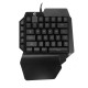 39Keys Arm Rest One-Handed Mechanical Gaming Keypad 8 Colors Backlit Gamer Keyboard for Computer PC Desktop Laptop