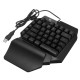 39Keys Arm Rest One-Handed Mechanical Gaming Keypad 8 Colors Backlit Gamer Keyboard for Computer PC Desktop Laptop