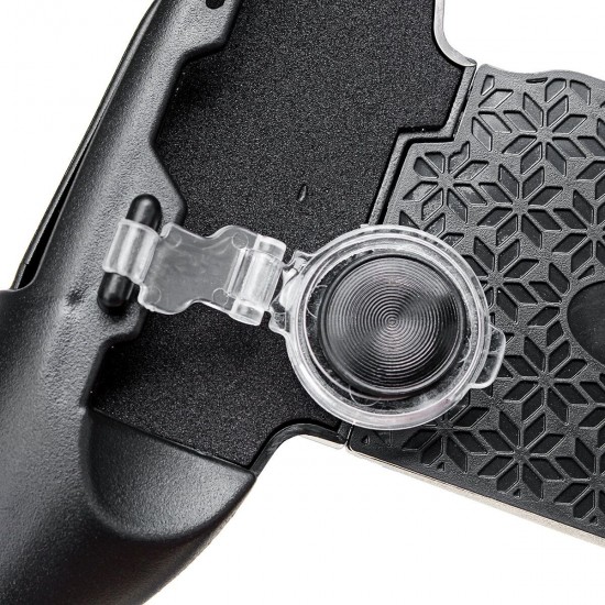 4 In 1 ABS Black Game Controller Trigger Shooter Gamepad with Fire Key for PUBG Compatible with Smartphones 4 In 1 ABS Black Game Controller Trigger Shooter Gamepad with Fire Key for PUBG Compatible with Smartphones