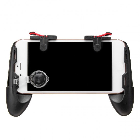 4 In 1 ABS Black Game Controller Trigger Shooter Gamepad with Fire Key for PUBG Compatible with Smartphones 4 In 1 ABS Black Game Controller Trigger Shooter Gamepad with Fire Key for PUBG Compatible with Smartphones