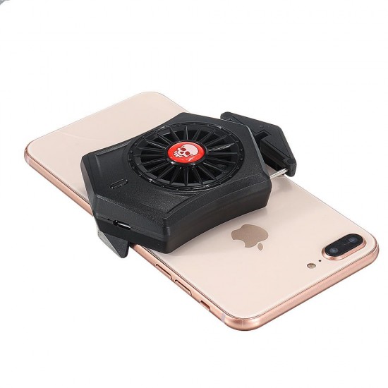 4000r Per Min Game Cooler for Cell Phone CPU Cooling Fan for PUBG Mobile Games for 62-85mm Width Phone