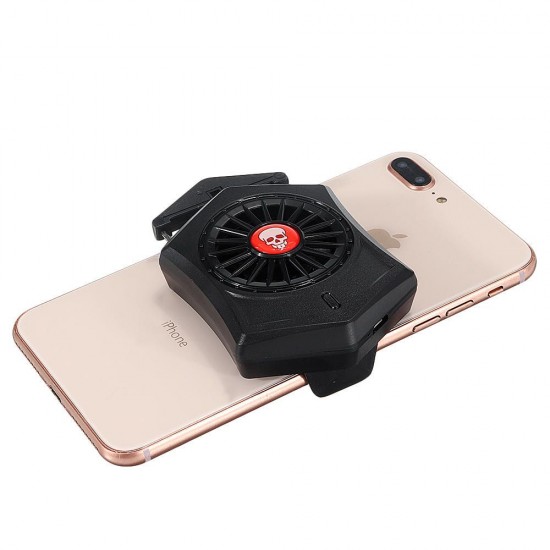 4000r Per Min Game Cooler for Cell Phone CPU Cooling Fan for PUBG Mobile Games for 62-85mm Width Phone