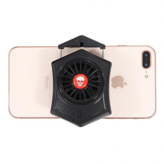 4000r Per Min Game Cooler for Cell Phone CPU Cooling Fan for PUBG Mobile Games for 62-85mm Width Phone