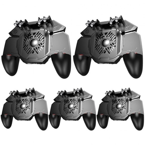 5Pcs MEMO AK88 Gamepad Six Fingers Joysticks Game Controller for PUBG for iOS Android Mobile Games