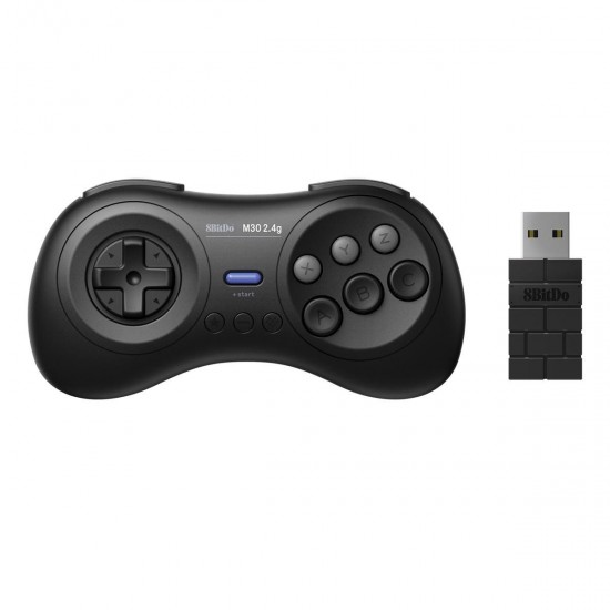 M30 Mini 2.4G Wireless Gamepad Game Controller for Nintendo Switch for SEGA Genesis Mini for Mega Drive Mini