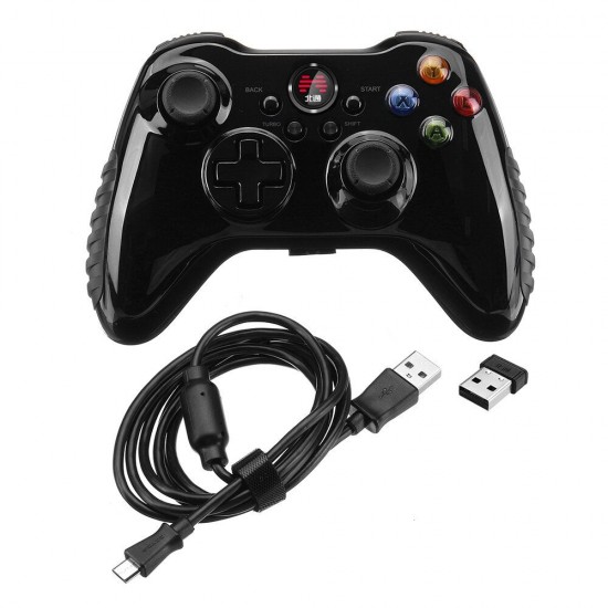 Ashura 2 bluetooth 5.0 2.4G Wireless Gamepad Vibration Game Controller for iPhone Android Mobile Phone Tablet PC Smart TV for Xbox One PS3 Game Console BTP-2185T2