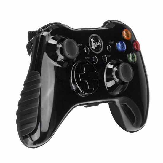 TE2 2.4G Wireless Vibration Gamepad for PUBG Mobile Game Controller for PC PS3 Smart TV Android Phone TE2 2.4G Wireless Vibration Gamepad for PUBG Mobile Game Controller for PC PS3 Smart TV Android Phone
