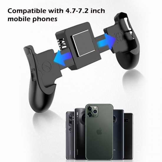 Phone Cooler Handle Semiconductor Cooling Fan Holder Mobile Radiator Gamepad Controller For iPhone XS Max 11Pro S20+ Note 20 Phone Cooler Handle Semiconductor Cooling Fan Holder Mobile Radiator Gamepad Controller For iPhone XS Max 11Pro S20+ Note 20